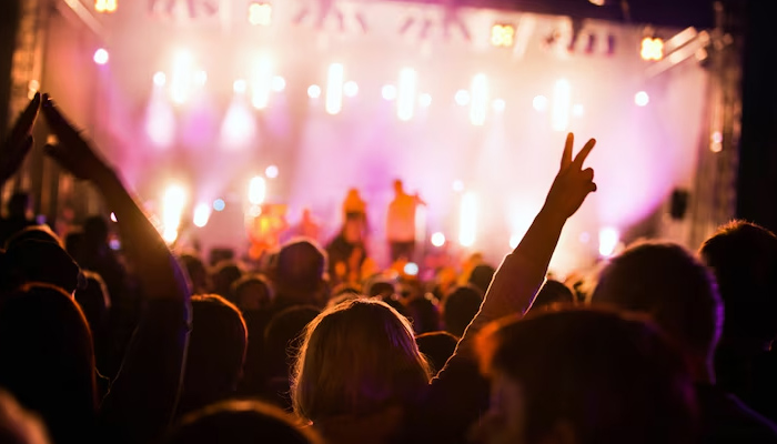 people in a festival
