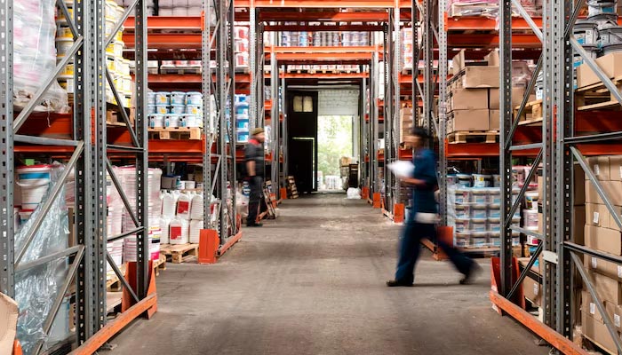 people in storage unit