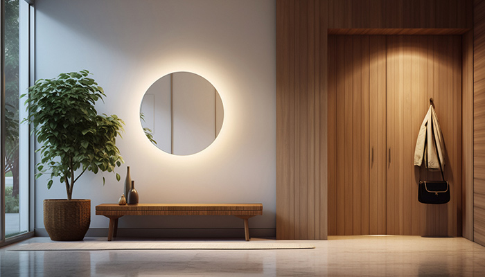 aesthetic entryway of a home